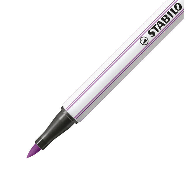 Brushstift STABILO Pen 568/60 pruimenpaars