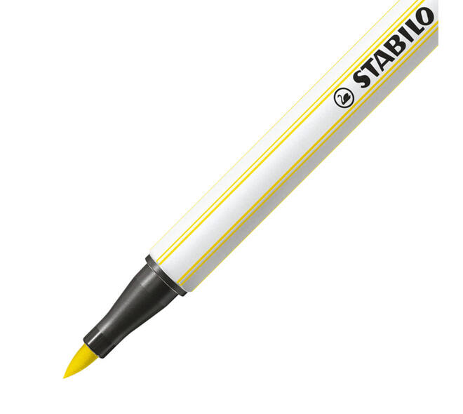 Brushstift STABILO Pen 568/24 citroengeel