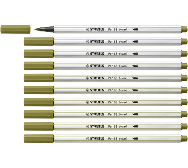Brushstift STABILO Pen 568/37 moddergroen