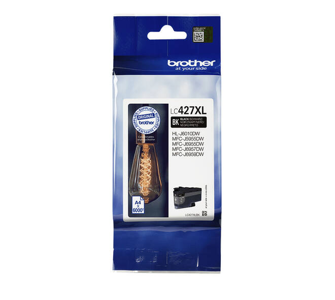 Inktcartridge Brother LC-427XLBK zwart