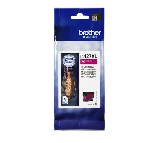 Inktcartridge Brother LC-427XLM rood