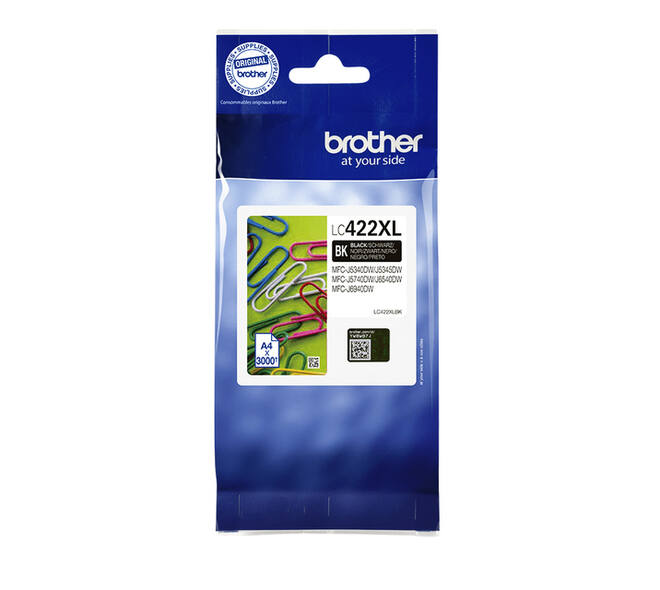 Inktcartridge Brother LC-422XLBK zwart