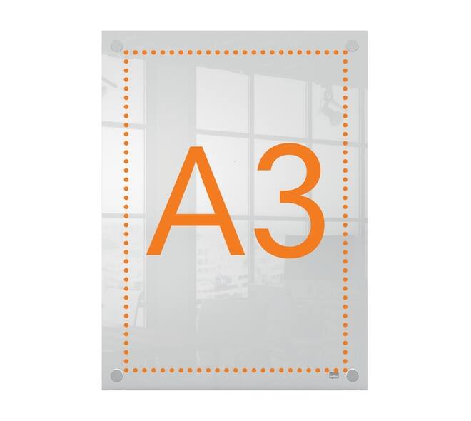 Infobord Nobo Premium Plus A3 acryl wand