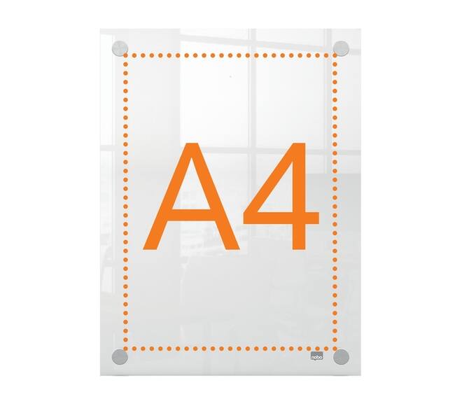 Infobord Nobo Premium Plus A4 acryl wand