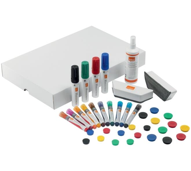 Whiteboard accessoire kit Nobo Move & Meet 37 stuks