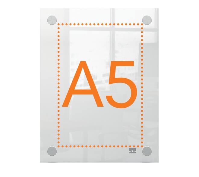 Infobord Nobo Premium Plus A5 acryl wand