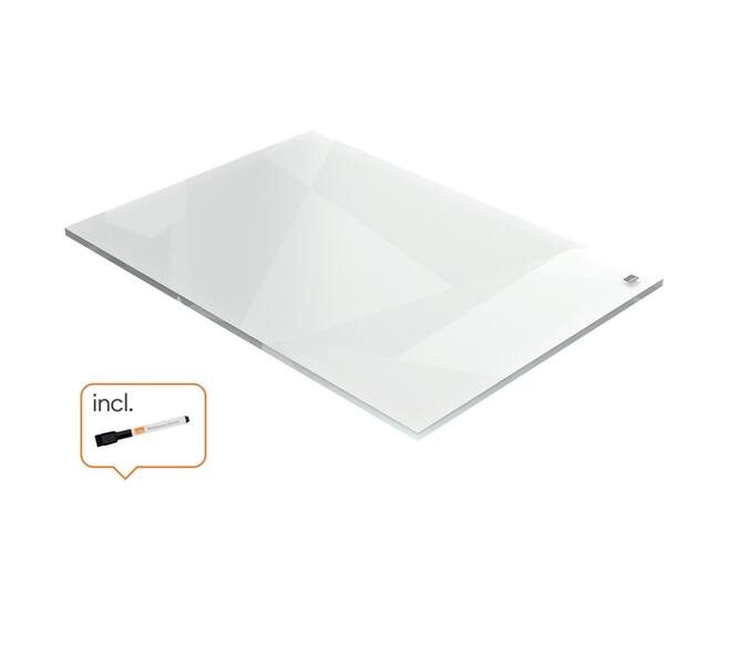 Notitiebord Nobo transparant acryl A4