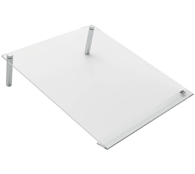 Notitiebord Nobo transparant acryl schuin A4