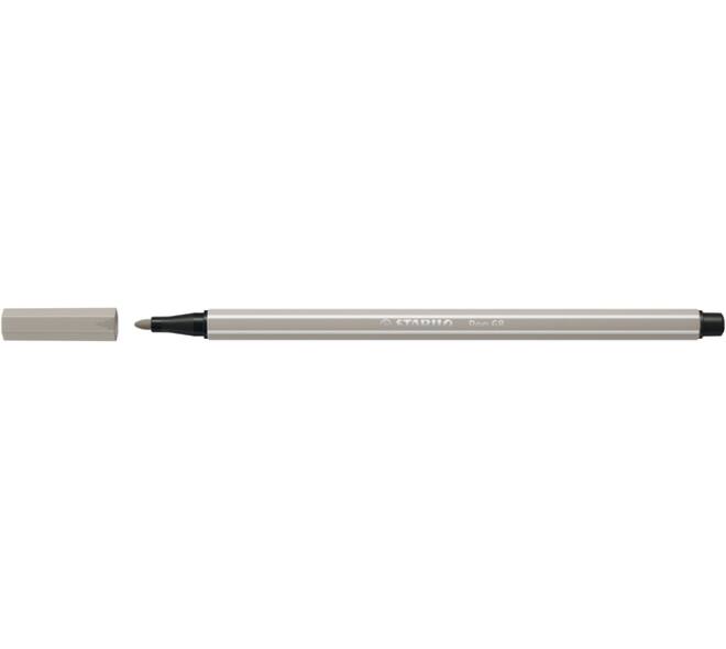 Viltstift STABILO Pen 68/93 medium  warm grijs