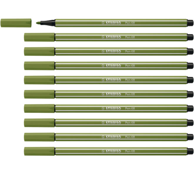 Viltstift STABILO Pen 68/35 medium mosgroen