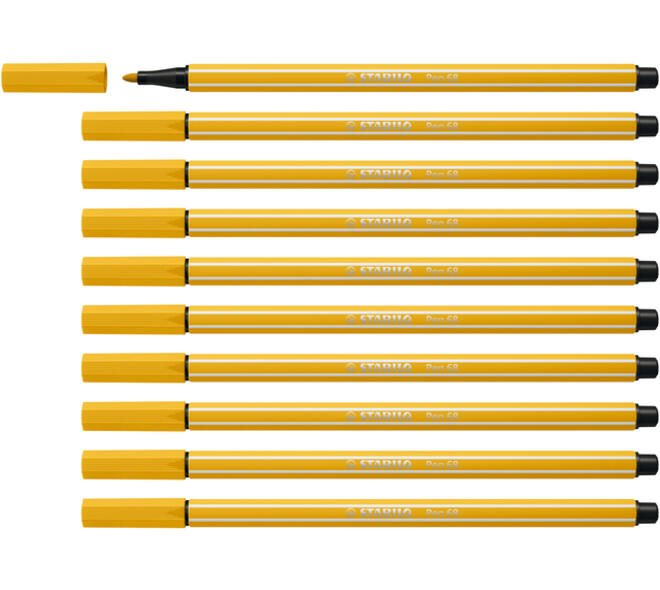 Viltstift STABILO Pen 68/87 medium curry