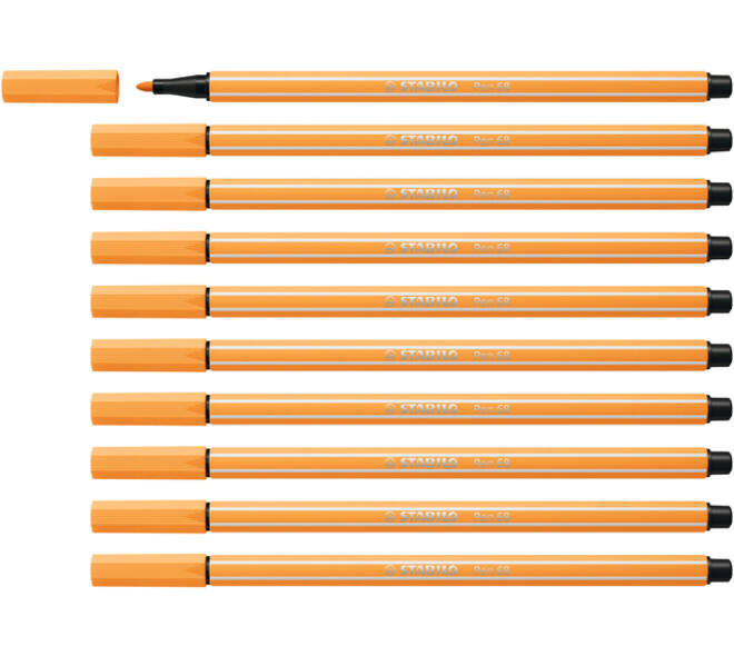 Viltstift STABILO Pen 68/85 medium papaja