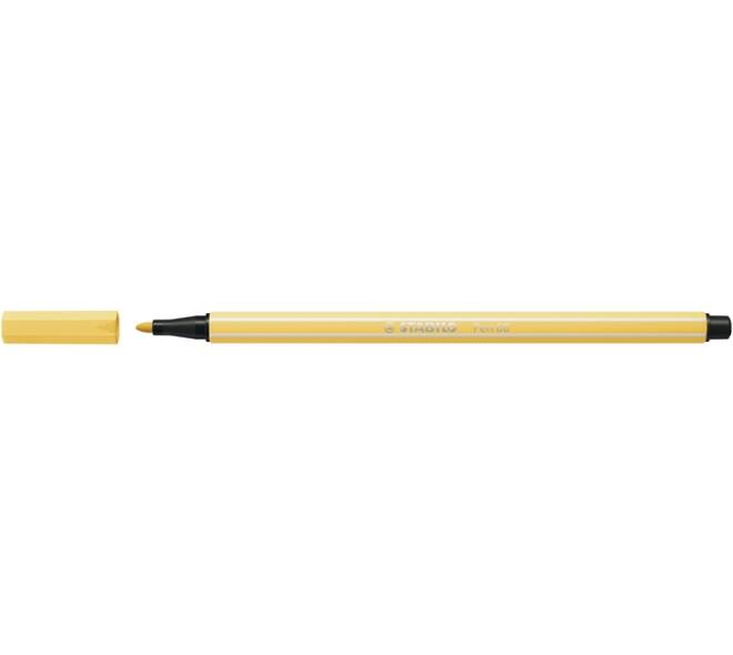 Viltstift STABILO Pen 68/23 medium lichtgeel