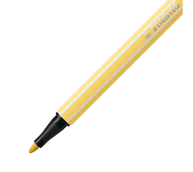 Viltstift STABILO Pen 68/23 medium lichtgeel