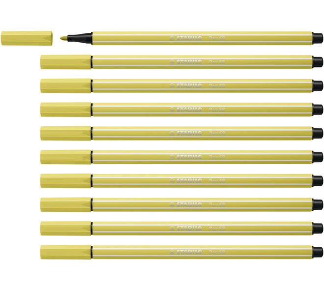 Viltstift STABILO Pen 68/67 medium mosterd