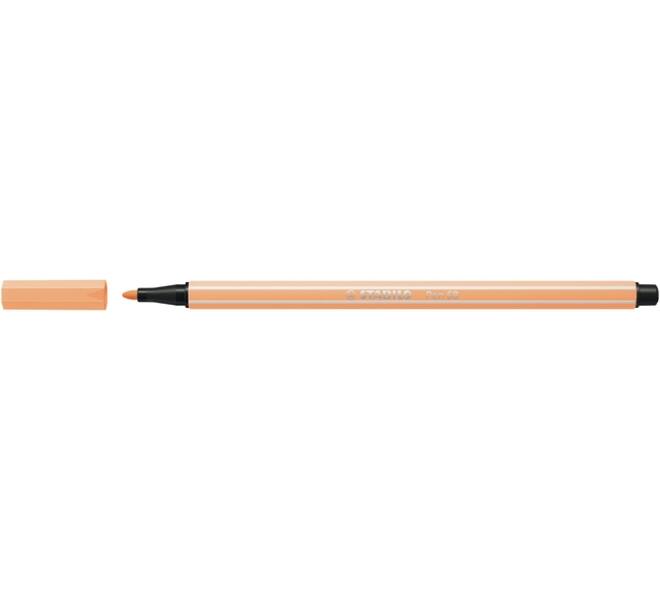 Viltstift STABILO Pen 68/25 medium pastel oranje