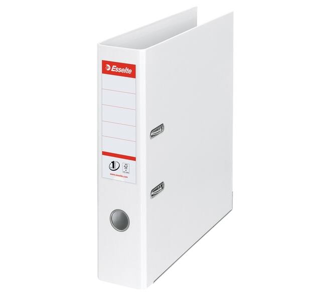 Ordner Esselte No.1 72mm PP 30% gerecycled folie Multipack wit 5 stuks