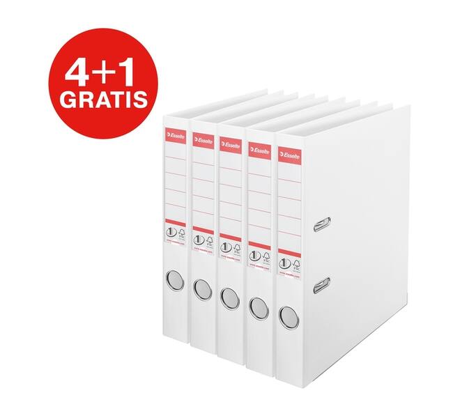 Ordner Esselte No 1 Power PP 50mm wit 5 stuks