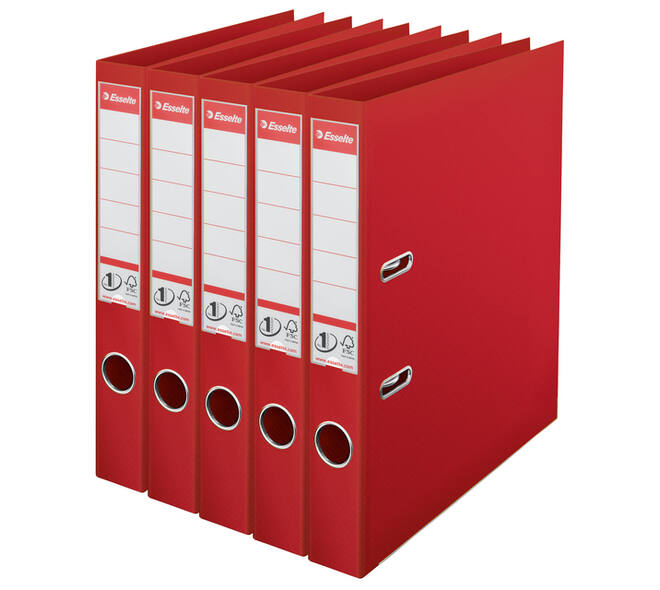 Ordner Esselte No 1 Power PP 50 mm rood 5 stuks