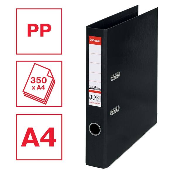 Ordner Esselte Vivida No.1 multipack 50mm A4 5 stuks zwart