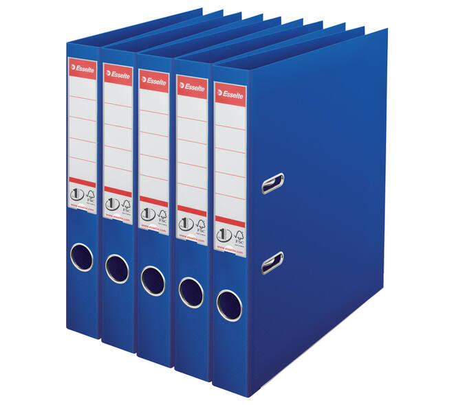 Ordner Esselte No 1 Power PP 50 mm blauw 5 stuks