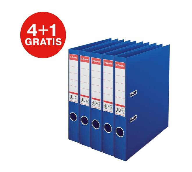 Ordner Esselte No 1 Power PP 50 mm blauw 5 stuks