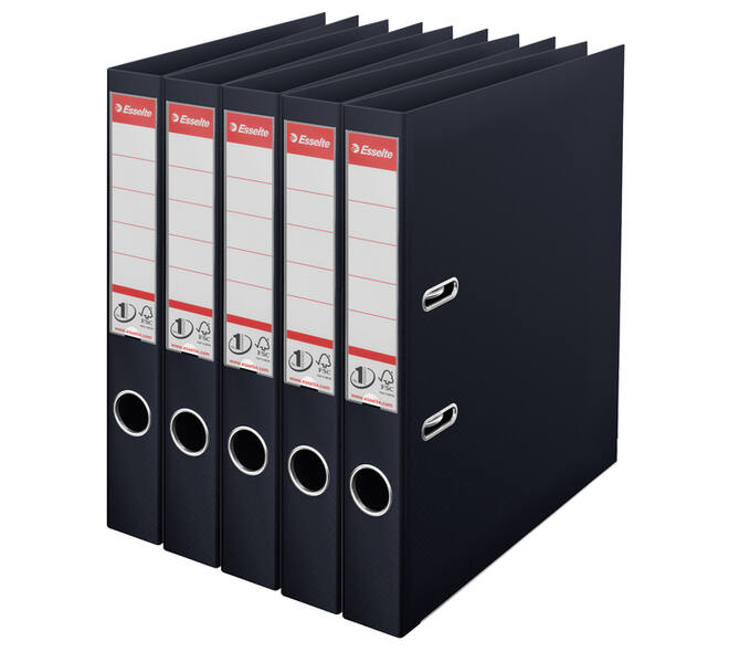 Ordner Esselte Vivida No.1 multipack 50mm A4 5 stuks zwart