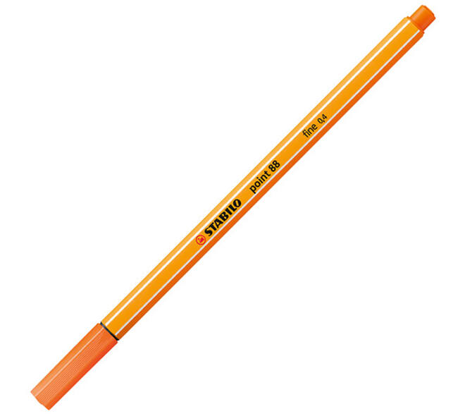 Fineliner STABILO point 88/30 fijn bleek vermiljoen