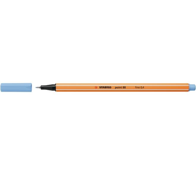 Fineliner STABILO point 88/11 fijn ijsblauw