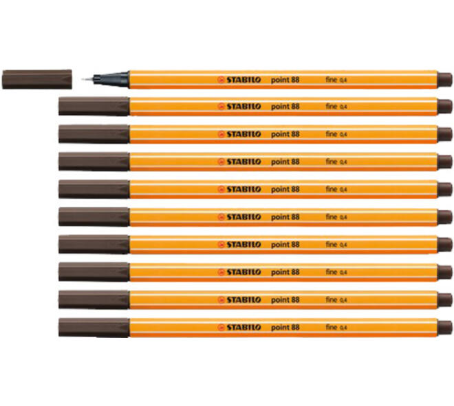 Fineliner STABILO point 88/65 fijn amber