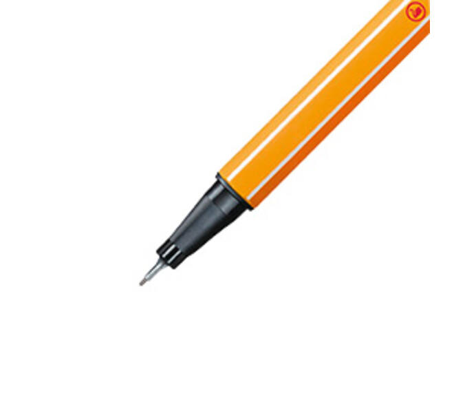Fineliner STABILO point 88/95 fijn middelkoud grijs