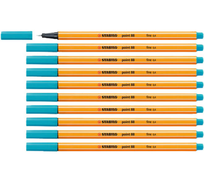 Fineliner STABILO point 88/31 fijn lichtblauw