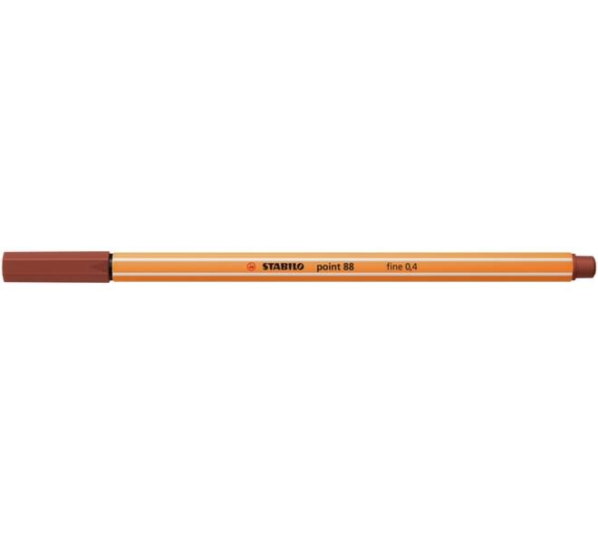 Fineliner STABILO point 88/75 fijn sienna