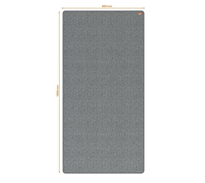 Draagbaar whiteboard en memobord Nobo Move & Meet 90x180cm