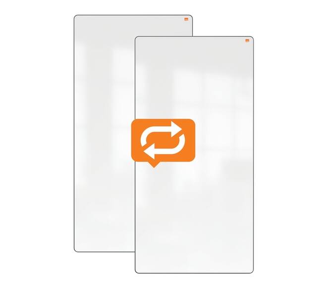Draagbaar whiteboard Nobo Move & Meet 90x180cm