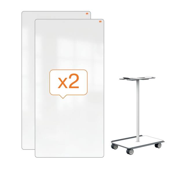 Whiteboard systeem Nobo Move & Meet 90x180cm
