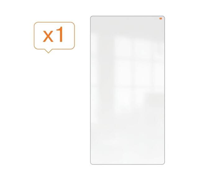 Whiteboard Nobo Move & Meet 90x180cm grijs