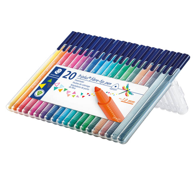 Kleurstift Staedtler 323 Triplus color à 20 kleuren