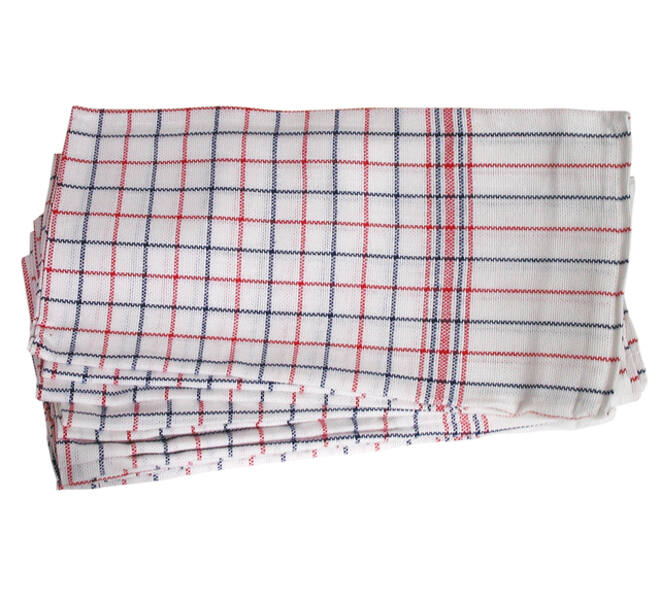 Theedoek Cleaninq nationale ruit 65x65cm 6 stuks