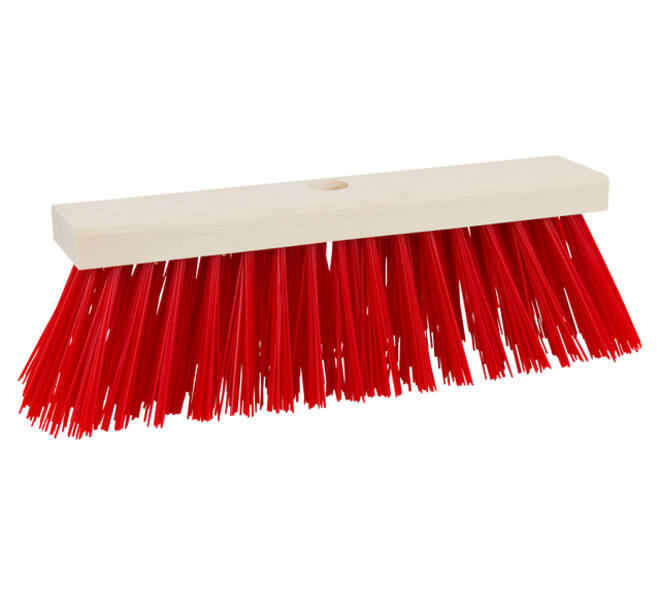 Straatbezem Cleaninq recht blok 30 cm