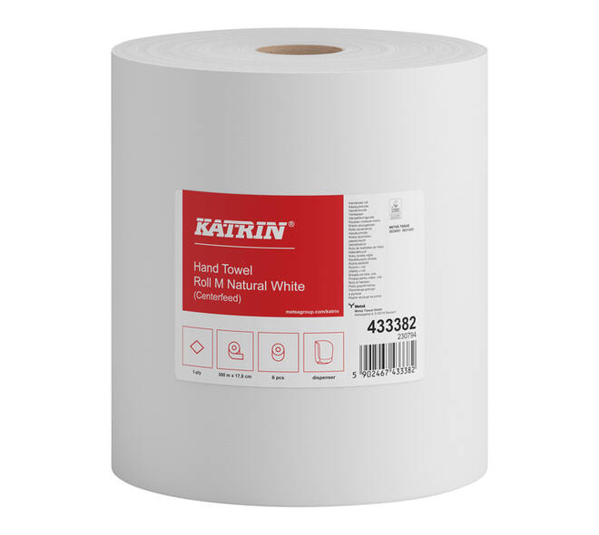 Poetspapier Katrin medium 1-laags wit 433382