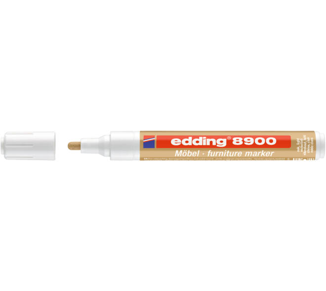 Viltstift edding 8900 meubel rond 1.5-2mm licht eikenhout blister1st