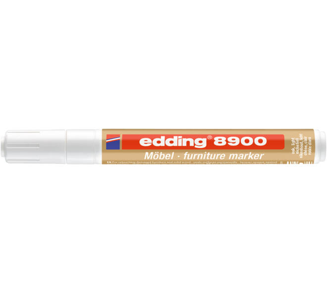 Viltstift edding 8900 meubel rond 1.5-2mm licht eikenhout blister1st