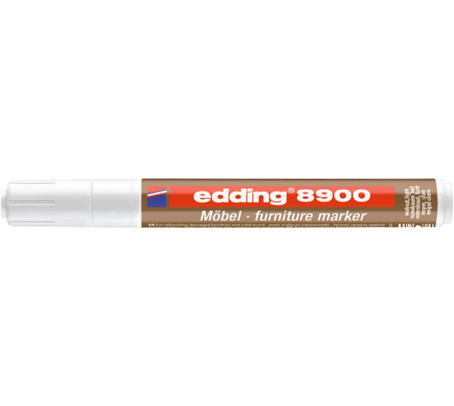 Viltstift edding 8900 meubel rond 1.5-2mm licht notenhout blister 1st