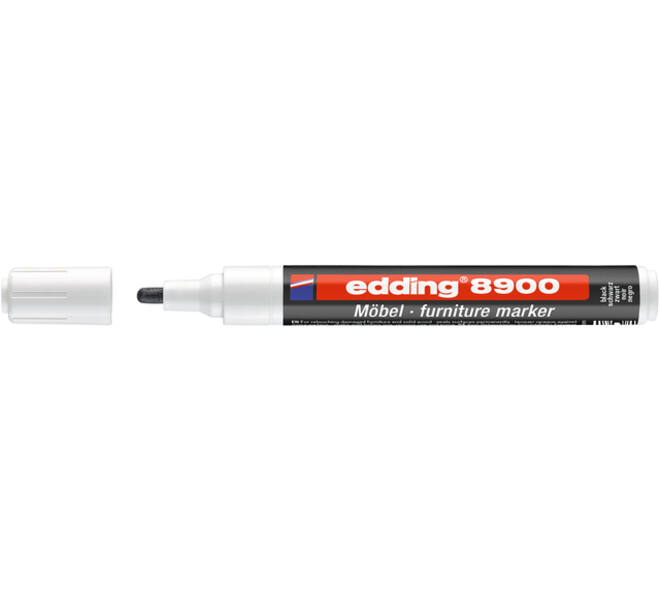 Viltstift edding 8900 meubel rond 1.5-2mm zwart blister à 1 stuk