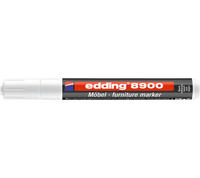 Viltstift edding 8900 meubel rond 1.5-2mm zwart blister à 1 stuk