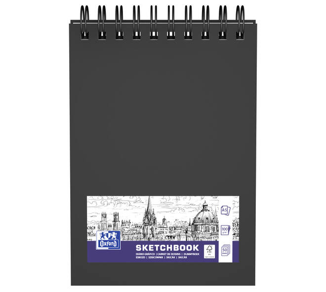 Schetsboek Oxford A5 50 vel 100 gram spiraal