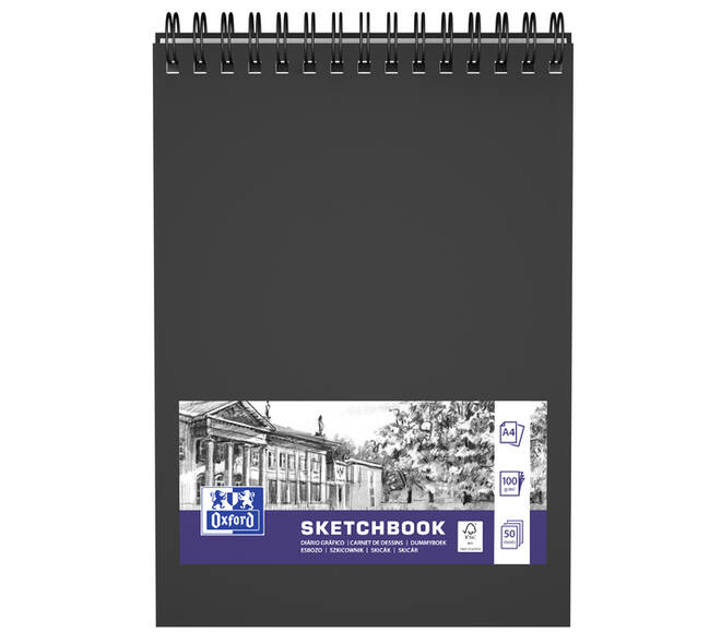 Schetsboek Oxford A4 50 vel 100 gram spiraal