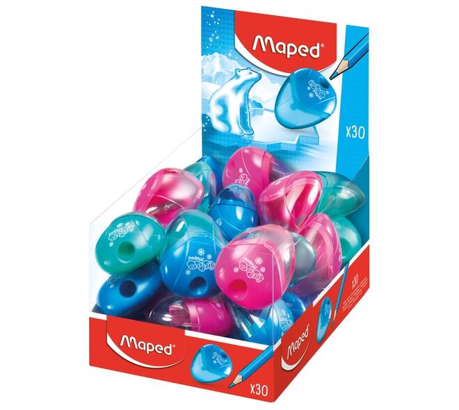 Puntenslijper Maped Igloo 1gaats display á 30 stuks assorti
