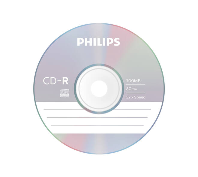 CD-R Philips 80Min 700MB 52x SP 50 stuks